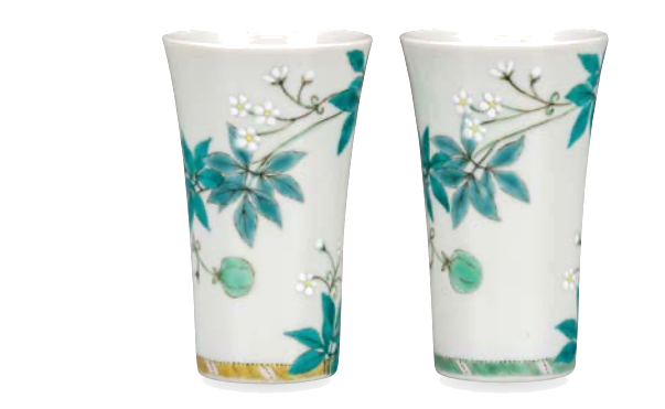 大兼政花翠作・新感覚の五彩の絵付 大兼政花翠作・新感覚の五彩の絵付